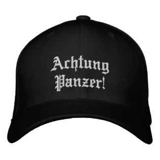 Achtung Panzer! Cap/Hat Bestickte Kappe