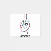 Achtung Post-it Klebezettel (Vorderseite)