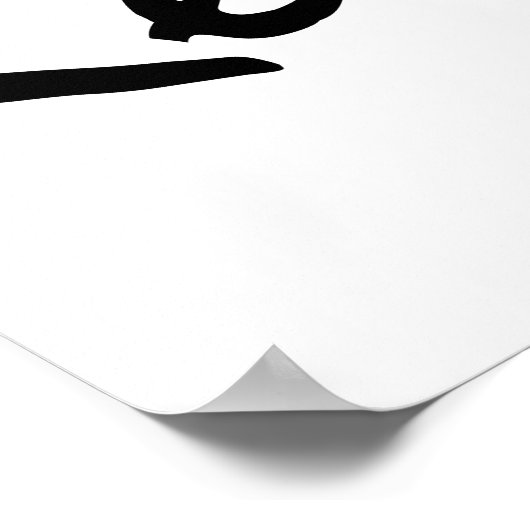 Achtung Poster (Ecke)