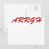 ACHTUNG! POSTKARTE (Vorne/Hinten)