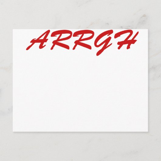 ACHTUNG! POSTKARTE (Vorderseite)