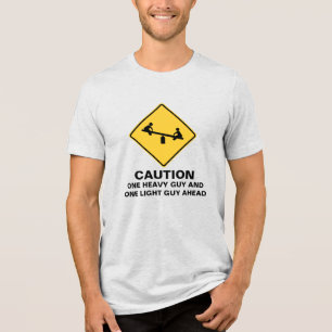 ACHTUNG: SCHWERER TYP VORNE Tri-Blend SHIRT