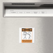Achtung: Temperamentvoller Flute-Player Magnet (In Situ (Geschirrspüler))