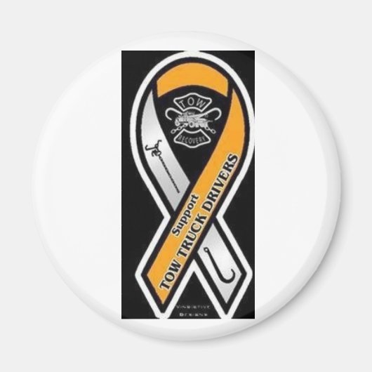 Achtung von Lastkraftwagenbetreibern Magnet (Vorne)