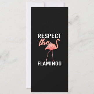 Achtung vor dem Flamingo | Funny Flamingo Lover Einladung