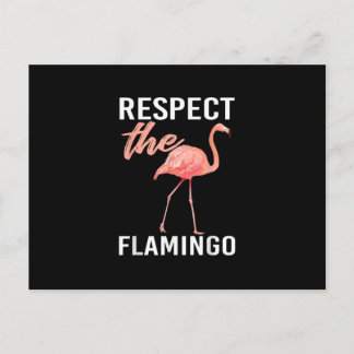 Achtung vor dem Flamingo | Funny Flamingo Lover Einladungspostkarte