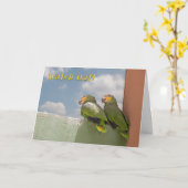 Achtung vor dem Geburtstag Karte (Gelbe Blume)