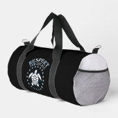 Achtung vor den Einheimischen - Zitat zum Tauchen  Duffle Bag (Rechte Ecke)