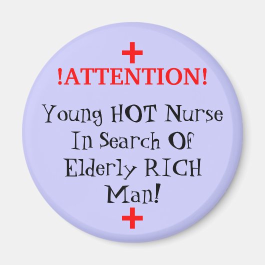 ACHTUNG!, +, +, Young HOT Nurse auf der Suche nach Magnet (Vorne)