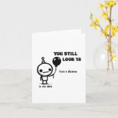 Achtzehn Doodle Geburtstagsfeier Karte (Gelbe Blume)