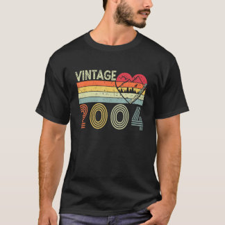 Achtzehn Jahre alt Vintag 2004 Retro 18. Tag Pa T-Shirt