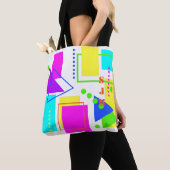 ACHTZEHN SCHLACHTPATTER 80er NEON MONOGRAM INITIAL Tasche (Von Nahem)