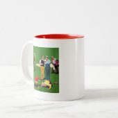 Achtzehnte Hole Zweifarbige Tasse (Vorderseite Links)