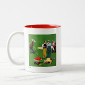 Achtzehnte Hole Zweifarbige Tasse (Links)