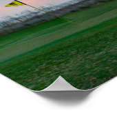 Achtzehnte Loch bei Sunset auf der Insel Kiawah Poster (Ecke)