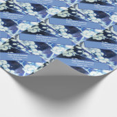 Achtzehnter Hochzeitstag Geschenkpapier (Ecke)