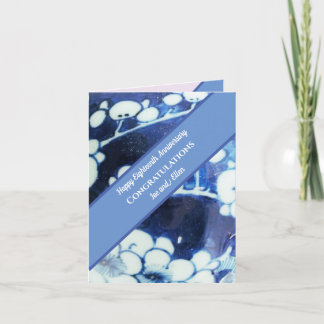 Achtzehnter Hochzeitstag Karte