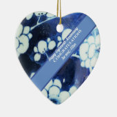 Achtzehnter Hochzeitstag Keramik Ornament (Rechts)