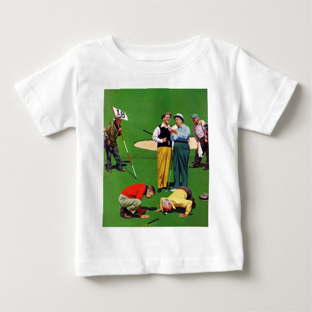 Achtzehntes Loch Baby T-shirt (Vorderseite)