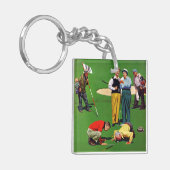 Achtzehntes Loch Schlüsselanhänger (Vorderseite links)