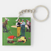 Achtzehntes Loch Schlüsselanhänger (Rückseite)