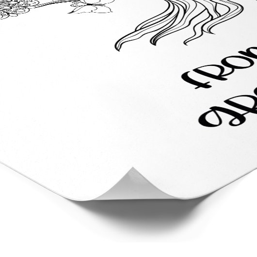 Achtzig Bäume Positivität Vorsicht Farbe Ihre eige Poster (Ecke)