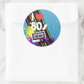 Achtzig Dankeschön Label Runder Aufkleber (Tasche)