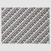 Achtzig & elegant 80. Geburtstag Black Gold Seidenpapier (Vorderseite)