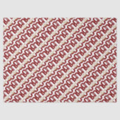 Achtzig & elegant 80. Geburtstag Ruby Red Gold Seidenpapier (Vorderseite)