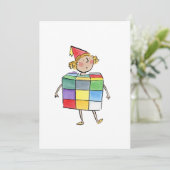 Achtzig Geburtstag Einladung (Stehend Vorderseite)