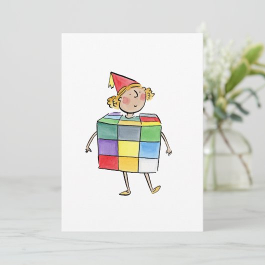 Achtzig Geburtstag Einladung (Stehend Vorderseite)