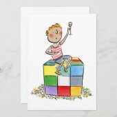 Achtzig Geburtstag Einladung (Vorne/Hinten)