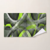 Achtzig gestyltes Grau- und Lemon-Curve-Muster Badhandtuch Set (Handtuch)