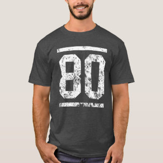 Achtzig Jahre alte T - Shirt- T-Shirt