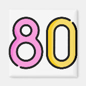 Achtzig Magnet (Vorne)