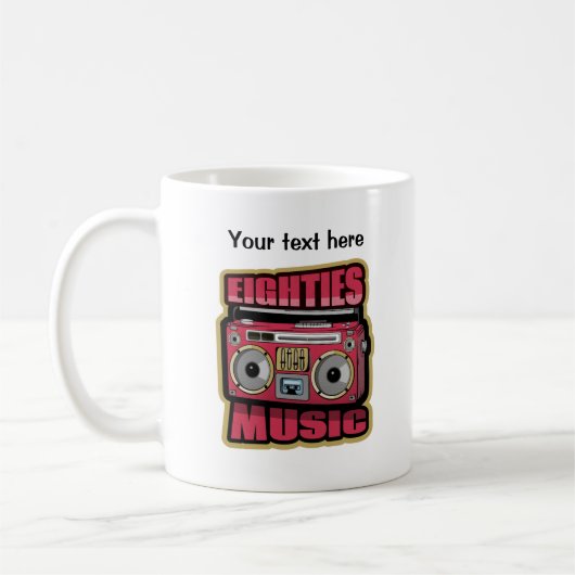 Achtzig Musik Stereo Kaffeetasse (Links)