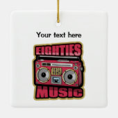 Achtzig Musik Stereo Keramikornament (Rückseite)