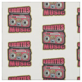 Achtzig Musik Stereo Stoff (Muster)