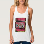 Achtzig Musik Stereo Tank Top (Vorderseite)