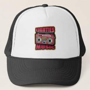 Achtzig Musikmusik Stereo Truckerkappe
