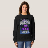 Achtzig Musikrocks Sweatshirt (Vorne ganz)