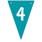 Achtzig Party Black Retro Geburtstag Wimpelkette (Zweite Fahne)