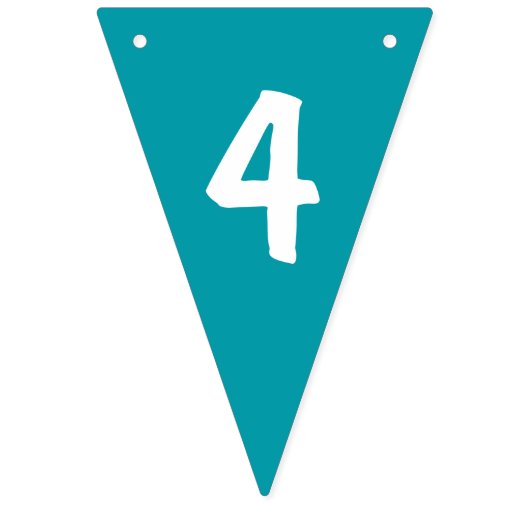 Achtzig Party Black Retro Geburtstag Wimpelkette (Zweite Fahne)