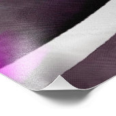 Achtzig Retro Magenta und Gray Artistic Pattern Fotodruck (Ecke)