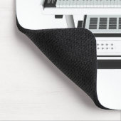 Achtzigerjahre Art-Probenehmer-Tastatur: Modell Mousepad (Ecke)