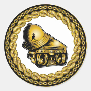 "Achtzigerjahre Baby-Johnny 5" Aufkleber