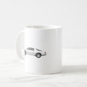 Achtzigerjahre Camaro Sport-Auto: Modell 3D: Kaffeetasse (Vorderseite Links)