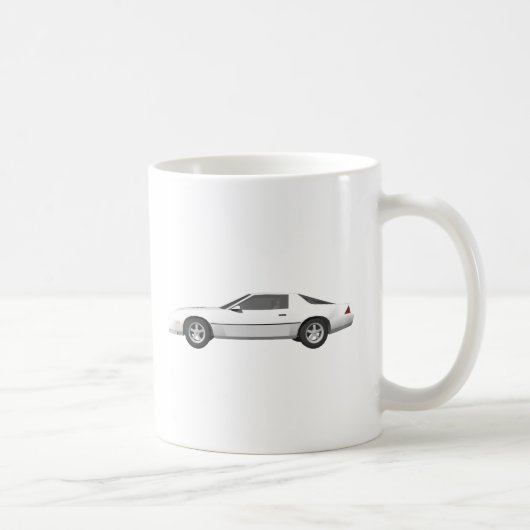 Achtzigerjahre Camaro Sport-Auto: Modell 3D: Kaffeetasse (Rechts)