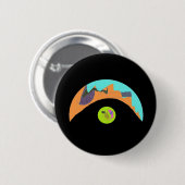 Achtzigerjahre Fermata-Button Button (Vorne & Hinten)