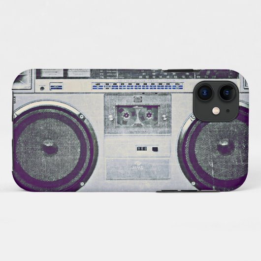 Achtzigerjahre Gettobläser Case-Mate iPhone Hülle (Rückseite (Horizontal))